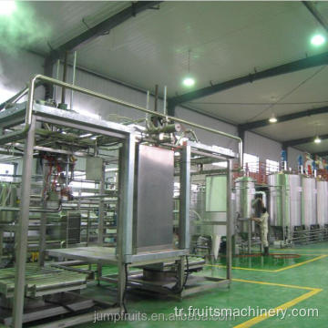 Otomatik muz suyu içecek makinesi işleme tesisi